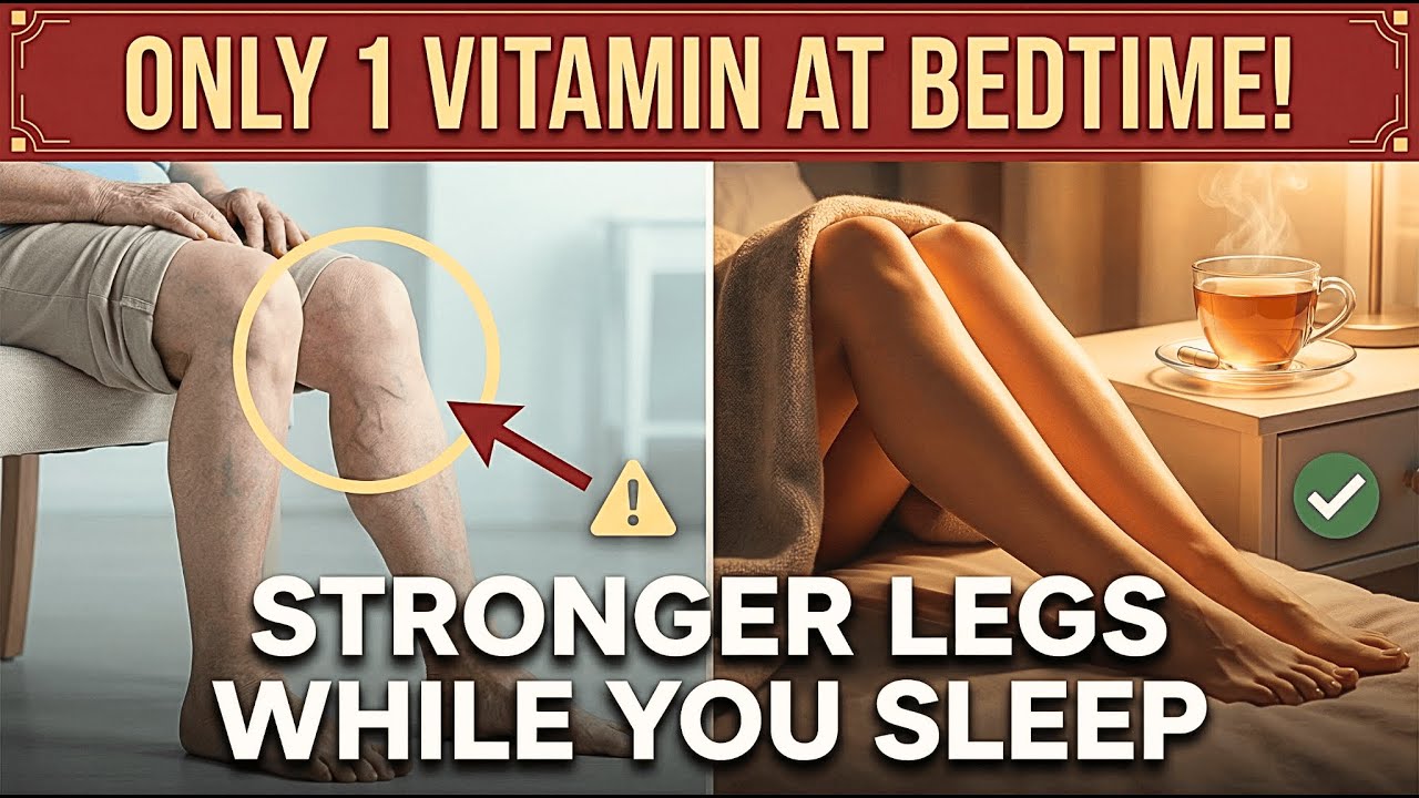 Seniors Over 60: The ONLY Vitamin That Keeps Your Legs Strong While You Sleep