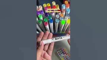 @arrtxglobal acrylic markers🫶🏼💌 #arrtx #art #unboxing #shorts #trending