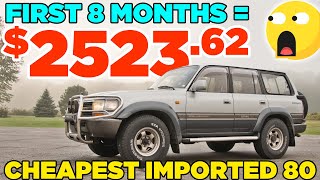 Toyota Land Cruiser Maintenance/Repair Cost: 8 Months of owning an imported JDM 80 Series VX Limited