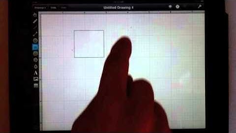 TouchDraw: Simple Shape Creation and Selection Modes