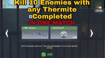 How to Kill 10 Enemies with Thermite in One Match COD Mobile | Wisdom Frost