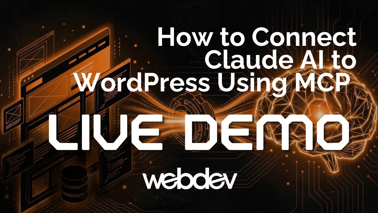 How to Connect Claude AI to WordPress Using MCP (Live Demo) - YouTube