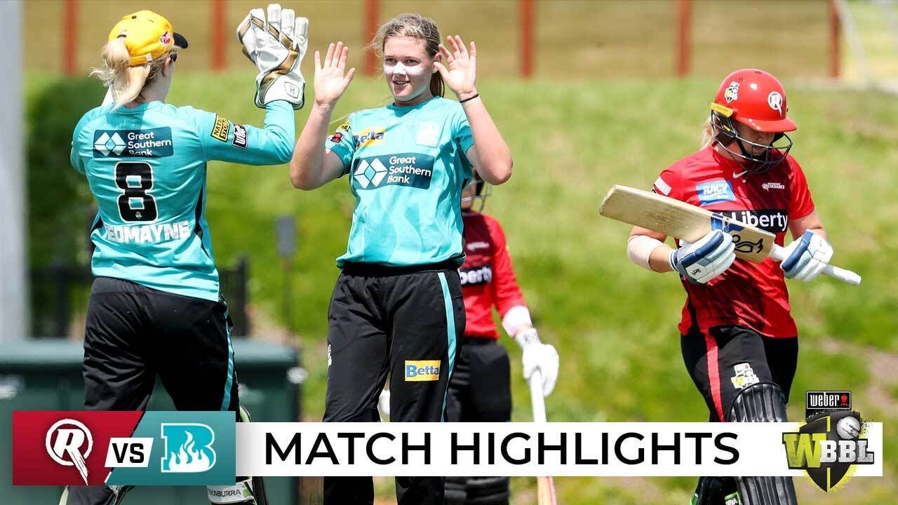 Heat young guns star as Brisbane defeat Renegades | WBBL|08
