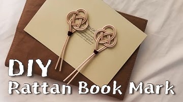 [라탄공예_취미생활] 라탄 책갈피 만들기, DIY bookmark, 라탄, DIY, rattan, rattan craft, 책갈피만들기, しおり作り方, 북마크, 籐編み