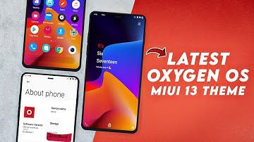 Latest Oxygen OS Theme For Any Redmi/Poco Devices (MIUI 12/13) LockScreen & Widget