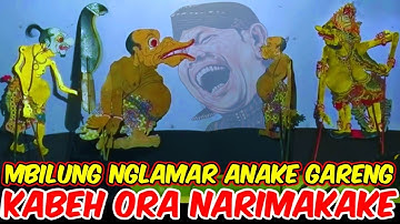 Togog mbilung gawe ukoro licek arep ngrabi anake gareng kabeh jawoto punggowo ora narimakake