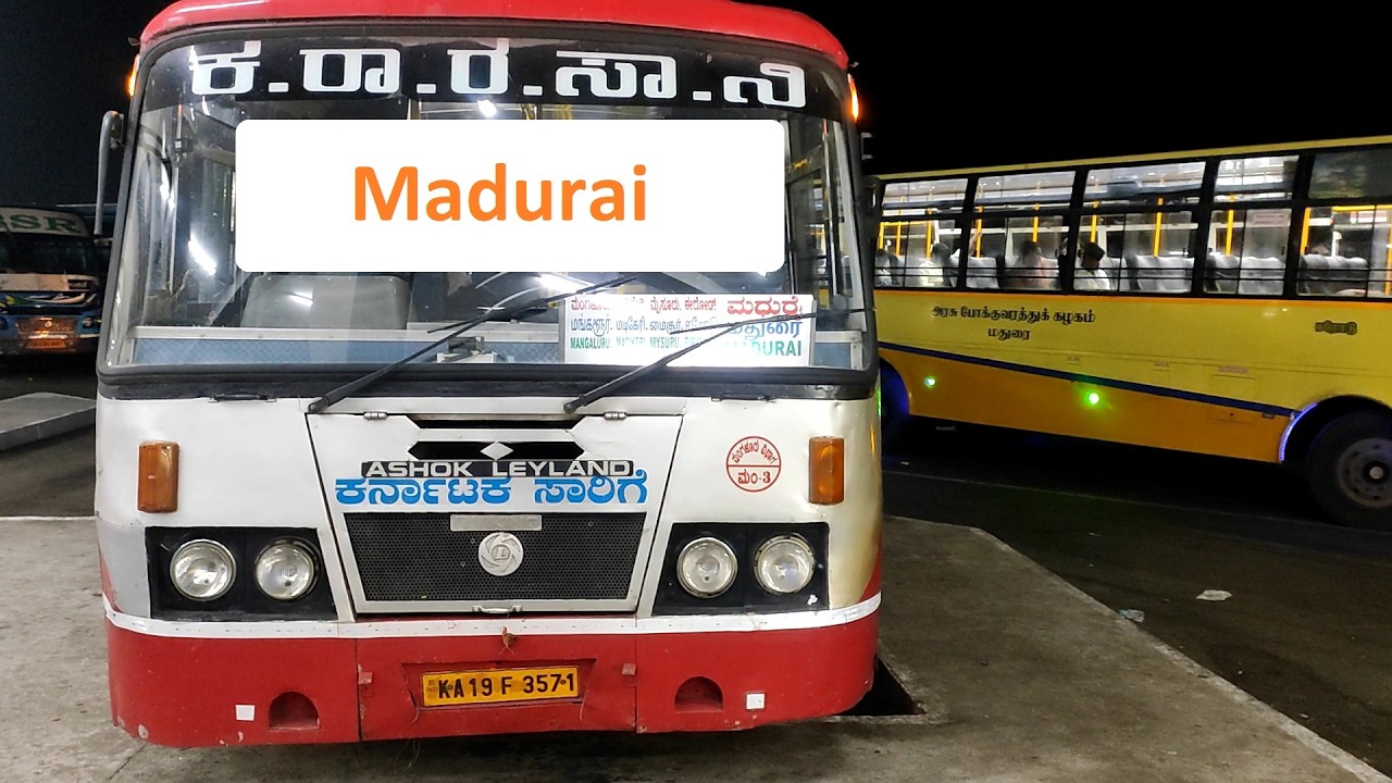 Erode - Madurai .. KSRTC Bus Journey