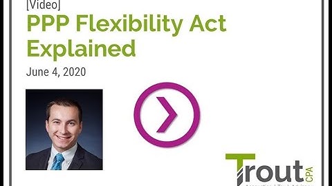 PPP Flexibility Act Explained