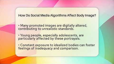 How Do Social Media Algorithms Affect Body Image? - Inside Body Image