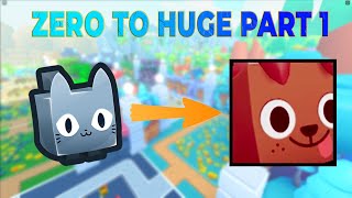 ROBLOX PET SİMULATOR 99 CAT TO HUGE #roblox