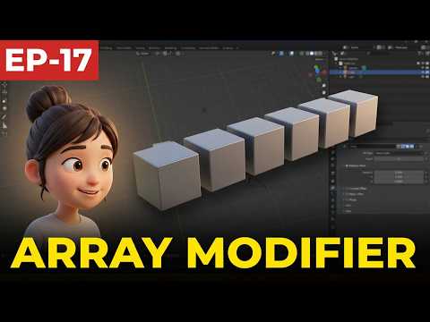 Blender Array modifier (Relative Offset, Constant Offset) 17 কার্টুন ভিডিও কিভাবে তৈরি করবেন