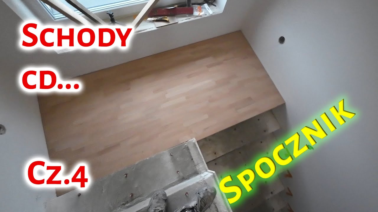 #110 Spocznik schodów sklejony #budowadomusamemu  #schody #woodworking