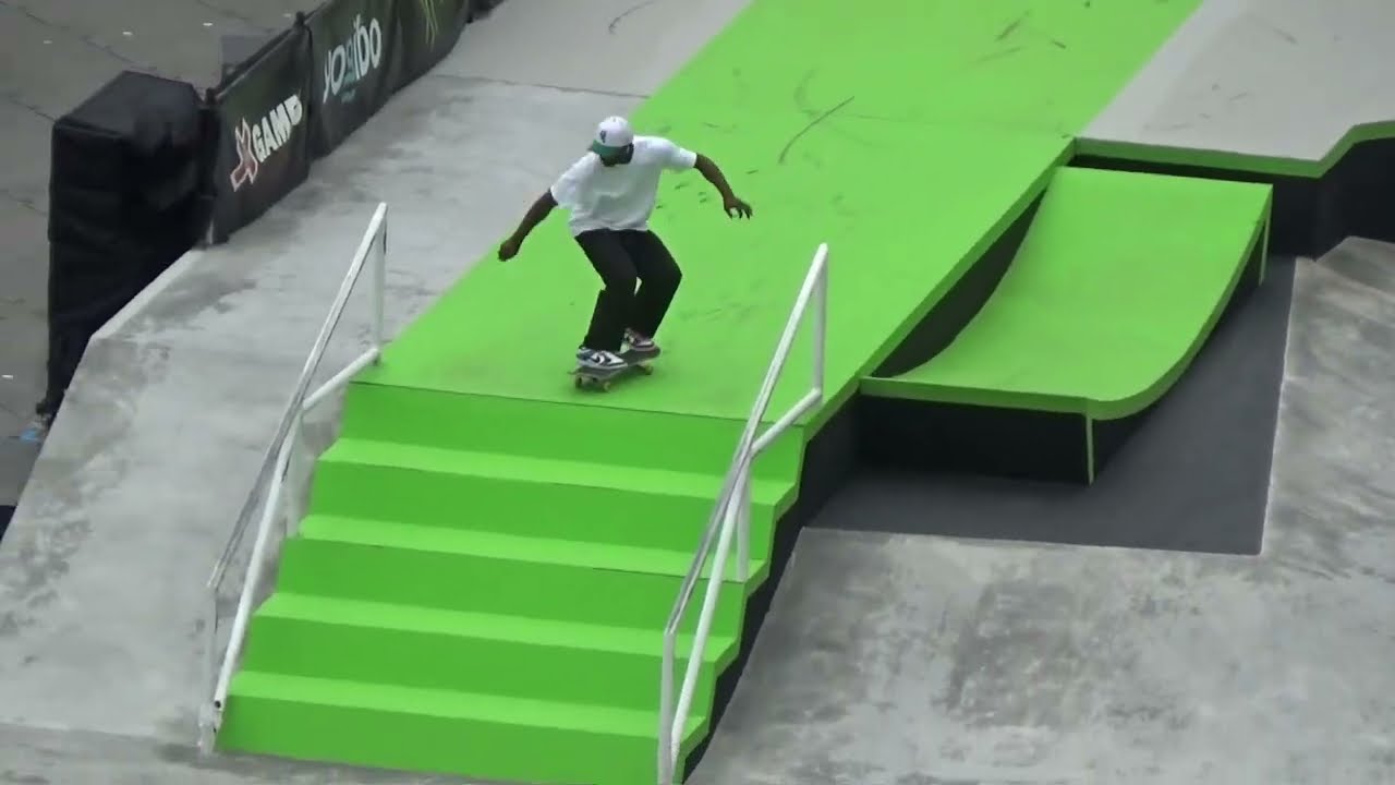 Xgames Chiba 22男子スケートボードストリート決勝 1 2本目 Youtube