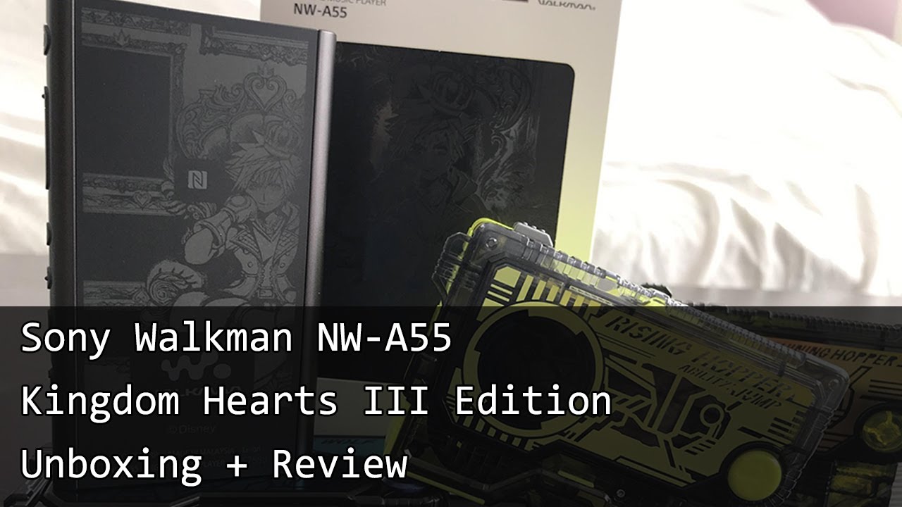 Sony Walkman NW-A55 - Kingdom Hearts III Edition - Unboxing + Review - YouTube