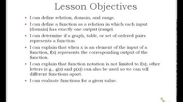 ALG IB, Day 14, 3.1 Functions - part 1 (Domain & Range)