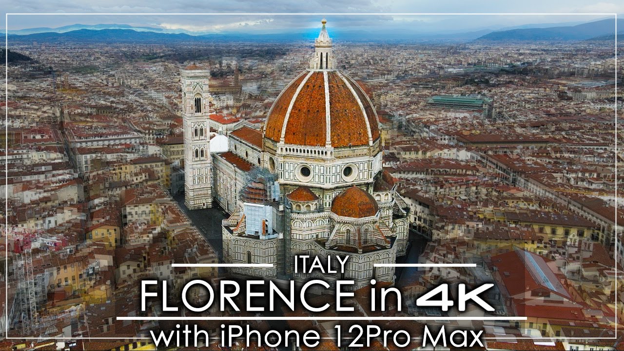 FLORENCE in 4K | iPhone 12Pro Max and DJI MINI2