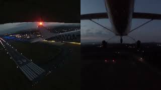 Night Takeoff in  a Cessna 150J  -    Lights on My Belly  -   N51224  -     HD 1080p