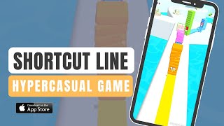 Shortcut Line 🎭🎨🏃🏻‍♀️ iOS Gameplay Walkthrough | Line Color 3D screenshot 4