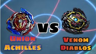 Union Achilles Vs Venom Diablos Beyblade burst GT/Rise screenshot 5