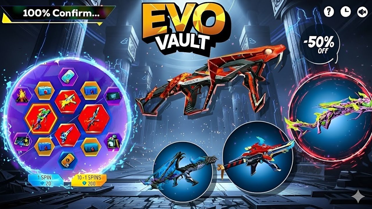 NEXT EVO VAULT EVENT FREE FIRE | BUNNY BUNDLE EVENT CONFIRM DATE | FREE FIRE NEW EVENT 