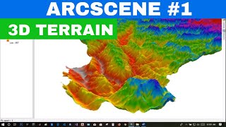 [ArcScene #1] 3D TERRAIN MODEL IN ArcScene Tutorial