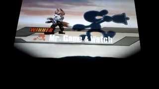 Mr Gamewatch Victory Pose