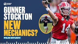 FILM: Gunner Stockton New Mechanics? | What we Saw Last Year from the Georgia QB