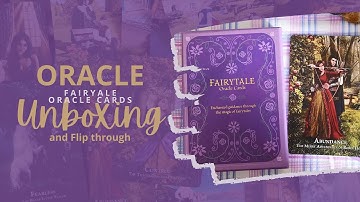 Kickstarter arrival! Unboxing and flip through of the Fairytale Oracle