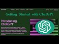 Getting Started with ChatGPT