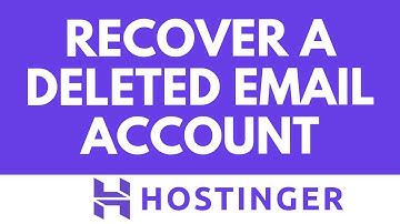 Hoe u een verwijderd e-mailaccount in Hostinger kunt herstellen - Stapsgewijze handleiding