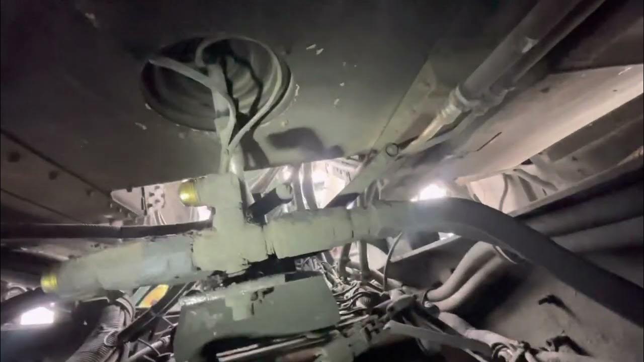Replacing the fuel lines on the Freightliner Classic - YouTube