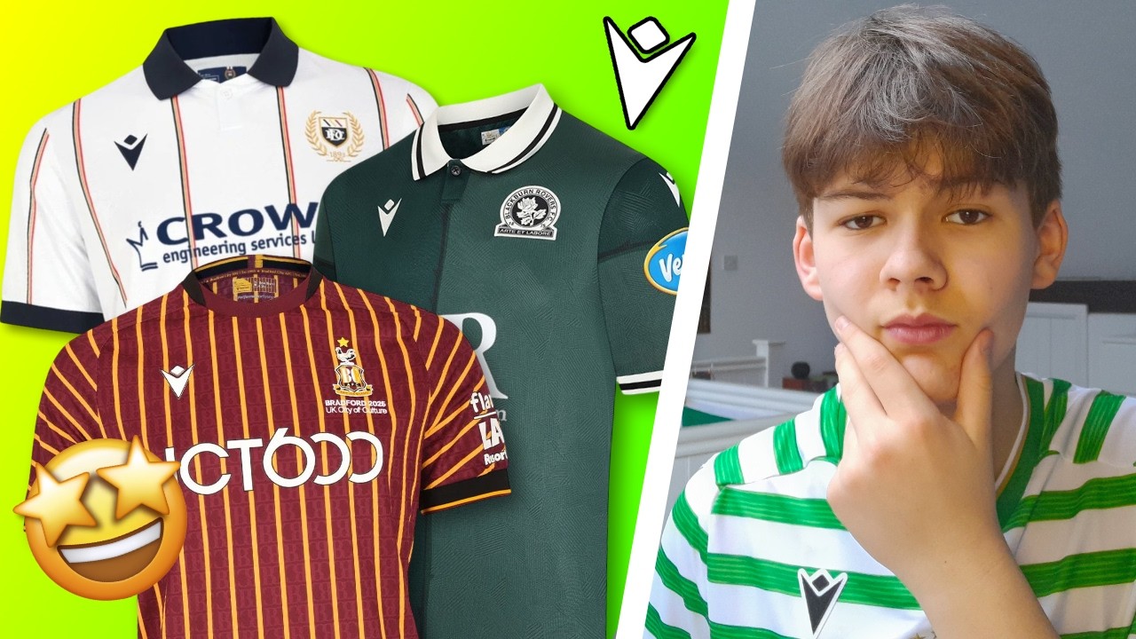 The Top 10 BEST Macron Football Kits of the Season!