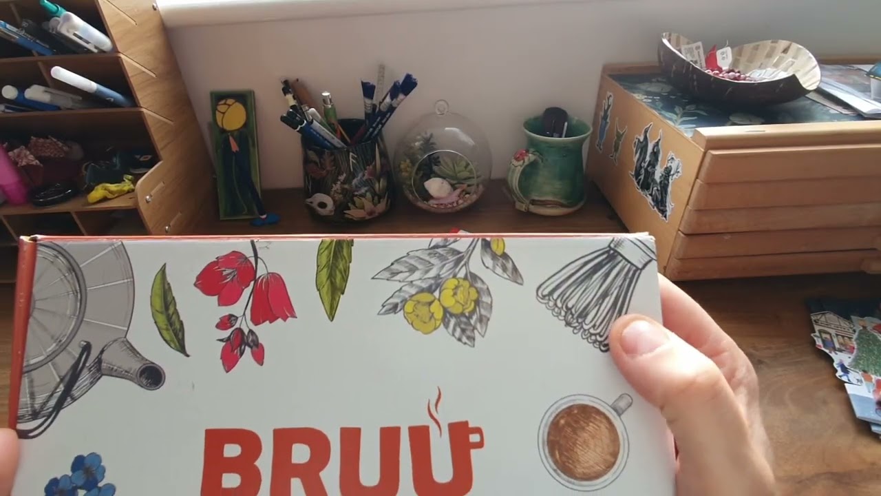 Ежемесячные подписные коробки с чаем BRUU на декабрь и ноябрь.