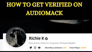 How to get verified on Audiomack in 2021