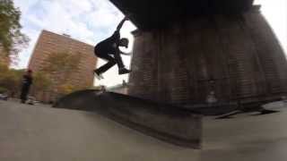 Allan Potter 360 flip 50-50 at LES