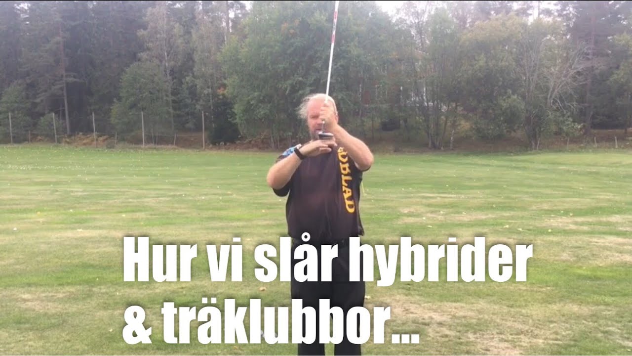 Hur slår vi träklubber/hybrider...              Golftips med Marcus Edblad