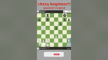 Opponent resigned !! chess match highlight / 16 nov 23       #short  #chess  #chessgame  #chesscom