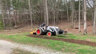 Bobcat CT2025 running 72 inch tiller