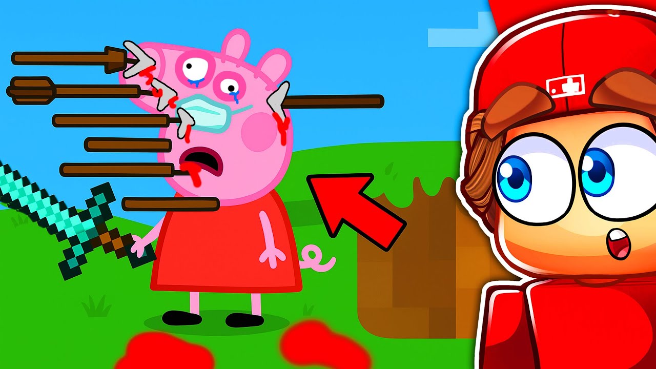 Peppa Pig va-t-elle SURVIVRE à ce MANHUNT sur Minecraft ?!