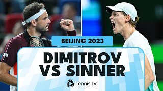 گریگور دیمیتروف vs Jannik Sinner Extended Highlights | پکن 2023