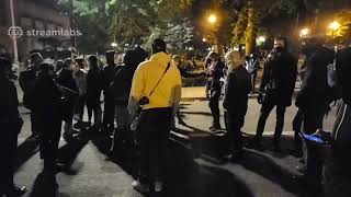 Antifa vs Street Preacher