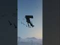 Typical F-16 C Fighter jet Bravely Close To Shot Down B-21 Stealth Bomber In Gtav