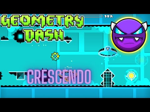 Geometry Dash:Crescendo by MasK463 (Easy Demon)