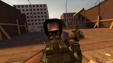 Gmod VR Unknown World playthrough with VR weapons