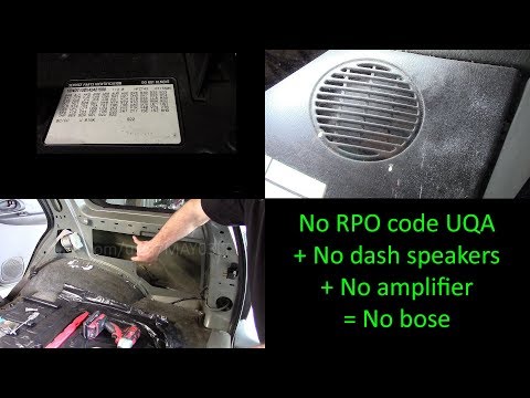 My 2004 Trailblazer does not have the bose system, make sure yours doesn&rsquo;t either