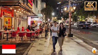 Surabaya Downtown Night Walk🇮🇩 Kota Terbesar Kedua di Indonesia yang Ramai (4K HDR)