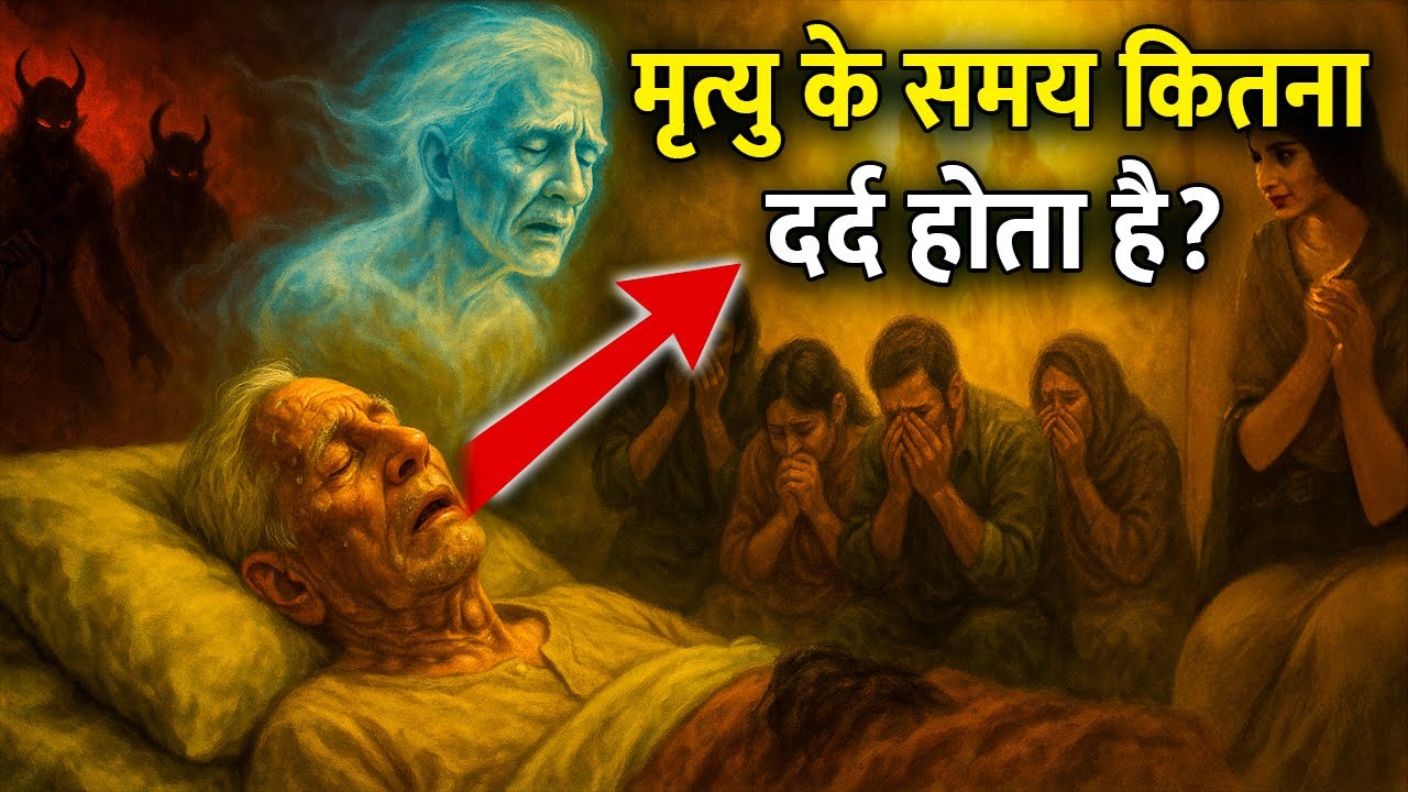 मृत्यु के समय कितना दर्द होता है 😨😱 जानकर रूह कांप जायेगी | Garuda Purana, Gita & Shiv Puran