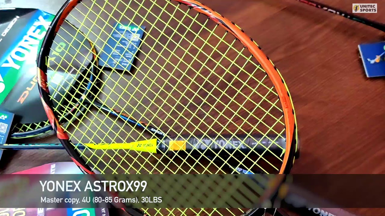 Yonex Astrox99 orange color Master Copy - YouTube