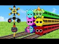 【踏切アニメ】旅のしるし |🚉🚝🚠 Railroad Crossing and train railway level crossover