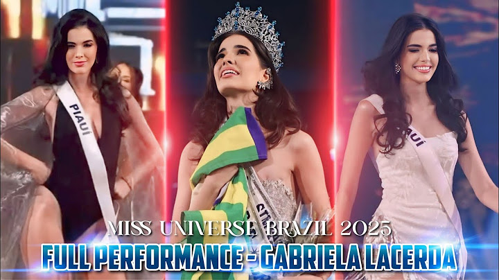 Full Performance: Gabriela Lacerda - Miss Universe Brazil 2025 🇧🇷